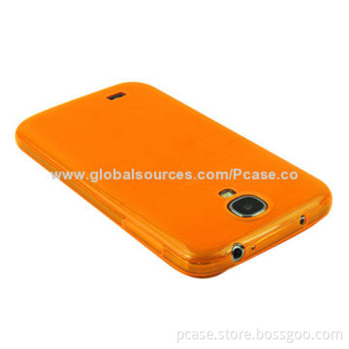 TPU Case for Samsung Galaxy S4, Flexible and Transparent, Simple Design
